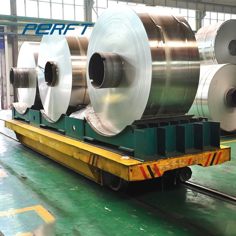 Motorized Rail Transfer Cart For Coil