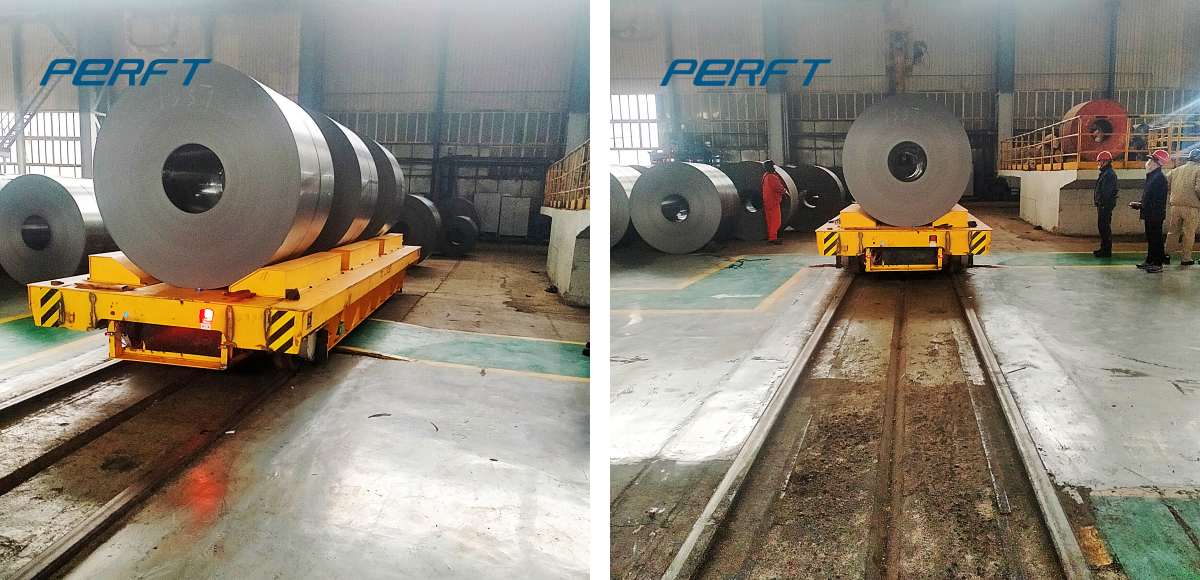 rail transfer cart for coil